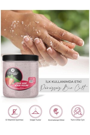 El Ayak Vücud Peelingi Çilek Nane Aromalı 800ml - 2