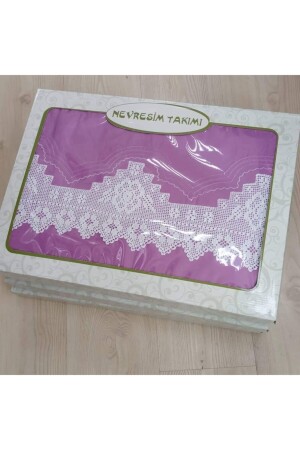 MNZ-اليدوية المكونة من غطاء الدرقة المكونة من أطباق أكفيل الأنسجة الثقيلة المكونة من ريشة ومضربة الأسرة بدون - bursa çeyiz