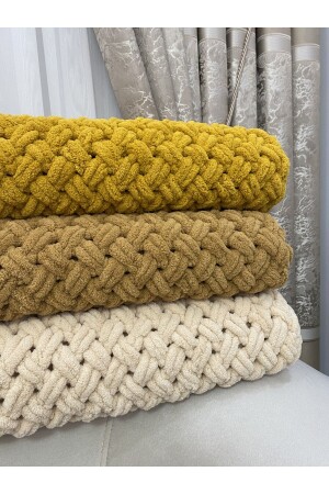 El Örgü Battaniyesi 310-bal Köpüğü - Alize Puffy