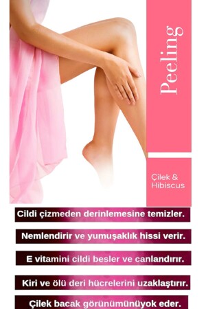 El Ve Vücut Çilekli Peeling & Arındırıcı Yoğun Nemlendirici 250ml - 1