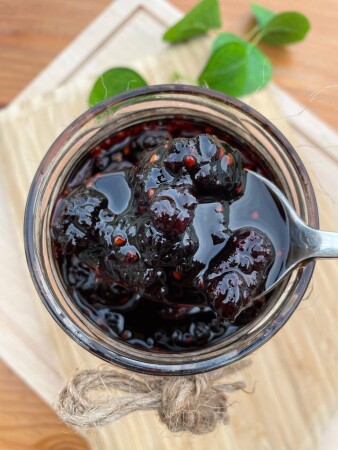 El Yapımı Katkısız Karadut Reçeli - 750gr - Halal