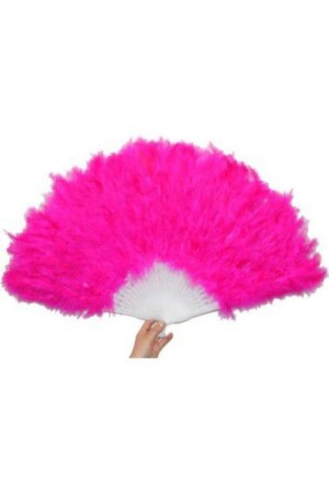 El Yelpazesi Seçeceğiniz Renkte Tüylü Yelpaze El Yelpazesi - Happyland