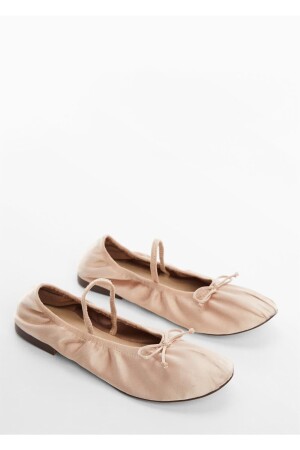 Elastische Ballerinas aus Satin - 1