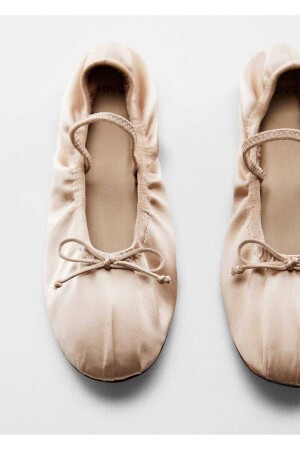 Elastische Ballerinas aus Satin - 4