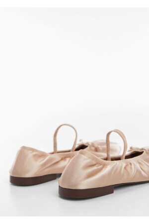 Elastische Ballerinas aus Satin - 5