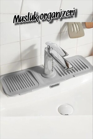 Elastischer, flexibler Mehrzweck-Wasserhahn-Organizer, rutschfester Wasserhalter FMA422582 - 3