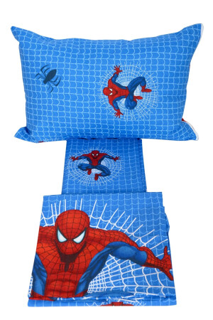 Elastisches Bettlaken für Einzelbett und Spiderman-Kinderbettbezug-Set 100 x 200 (MIT 2 KISSEN) TYC00678723579 - 3