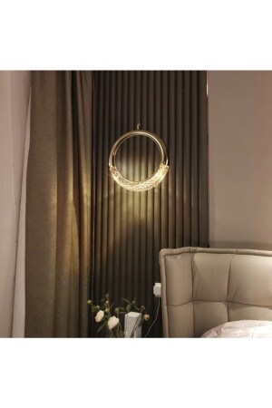 Elegance Luxury Tasarım Modern Tekli Sarkıt Led Avize Gold Sarı 2 Adet Set Fiyat burenze817 - 7