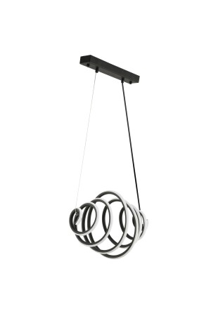 Elegante Pendelleuchte, 98 Watt, Pendelleuchte, 3-farbige LED, moderne Küche, Badezimmer, LED-Wohnzimmer-Pendelleuchte, Kronleuchter 3771-01-BL - 5