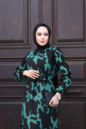 ELEGANTES SOMMER-HIJAB-GÜRTEL FÜR DAMEN AUS GEWEBTEM STOFF - 7