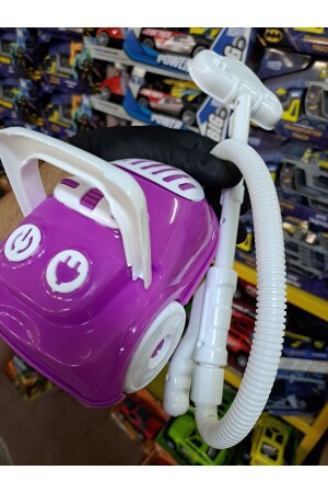 Elektirikli Süpürge Oyuncağı 18x12cm Hortum 64cm Tutma Saplı.kız Çocuk Oyuncaklar Elektrik Süpürgesi - 3
