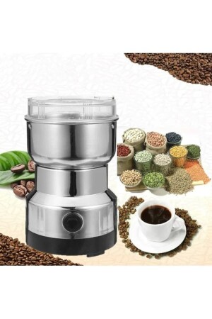 Elektrikli Kahve Değirmeni Çok Fonksiyonlu Un Öğütme Makinesi Tahıl Fındık Baharat Tahıl Öğütücü - 2