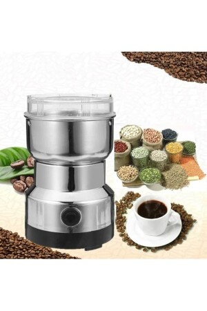 Elektrikli Kahve Değirmeni Çok Fonksiyonlu Un Öğütme Makinesi Tahıl Fındık Baharat Tahıl Öğütücü kawar - 3