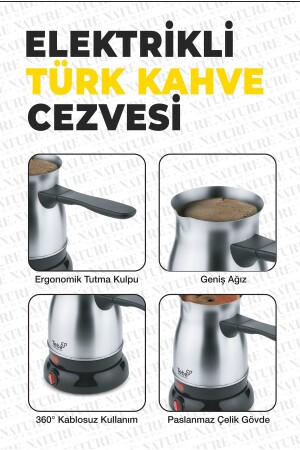 Elektrische Kaffeekanne – Elektrische türkische Kaffeemaschine - 4