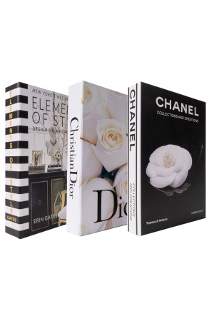 Element&Dior&Chanel Dekorative Bücherbox TYC00537608720 - 3