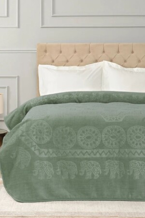 Elephant Khaki Double Soft Embosy Decke 200. 18. 01. 0989 - 1