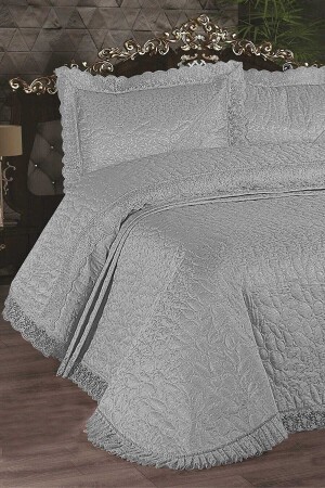 Elfida Kdk-Tagesdecke mit französischer Spitze, 3-teilig - Bursa Çeyiz