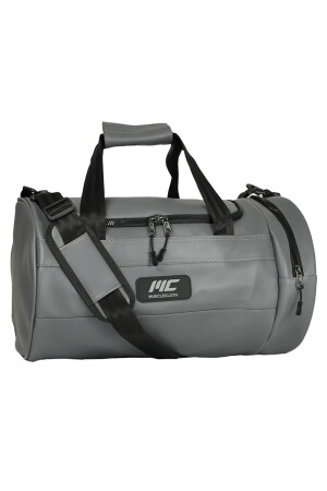 Elite Duffel Bag Silindir Spor Çanta Füme - 2