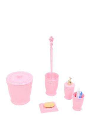 Elite Toilettenset mit Mülleimer, 5er-Set - Markapia Home