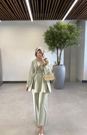 Eliz Keten Takım - Mint - Duendeca