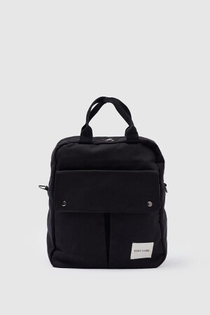 حقيبة ظهر من الأزياء العضوية للمرأة من الملفات المعدنية من الكتان و كيس الكتف ELIZA150 - Eliza