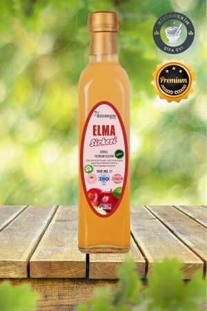 Elma Sirkesi %100 Doğal Fermantasyon Apple Cider Vinegar 500 Ml hkm199 - 2