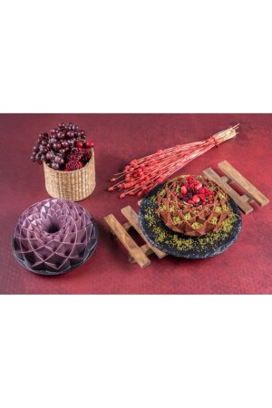 Elmas Kek Kalıbı Mor TAC-6618 - Taç