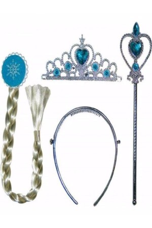 Elsa Crown Set mit 3 Crown Hair Magic Wand-Panel0001 - 4