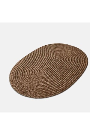 Else Elit Series Oval Natural Organic Jute Counter Top Dish Drying Mat elsedekorjutbulasik - 4