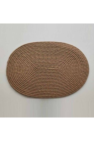 Else Elit Series Oval Natural Organic Jute Counter Top Dish Drying Mat elsedekorjutbulasik - 6