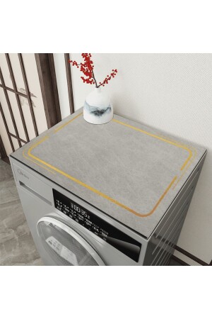 Else Kurutmalık Çamaşır Makinesi Örtüsü Koruma Matı Sıvı Geçirmez Kaymaz Yıkanabilir elsecamasirortusu - 2