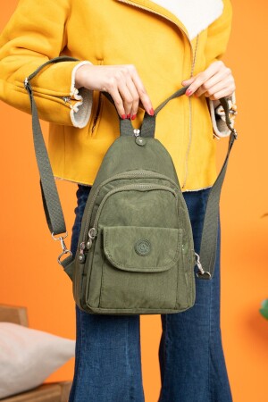 Ely Model Damen Crinkle Small Size Umhängetasche und Rucksack, sehr nützlich YG9062 - 2