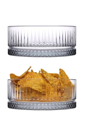MNZ-Elysia 2 Piece Snack / Chips Bowl - 510cc Pb1x530042 Fma03021 - Paşabahçe