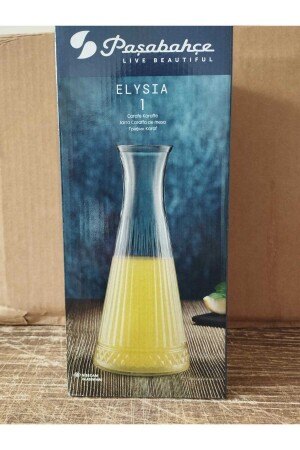 Elysia Karaf Limonata Şişesi Vazo Şişe Sürahi 940 CC Kapaksız - 2