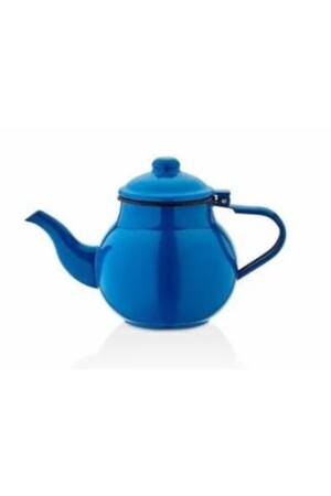 كوب الشاي من اللون الأزرق من MNZ-Enamel 17 رقم / 2.5 ليت EMY-17 - Ebru Metal