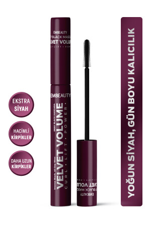 Embeauty Ultra Siyah Dolgunlaştırıcı Maskara – Hacim ve Uzunluk Etkili - Embeauty