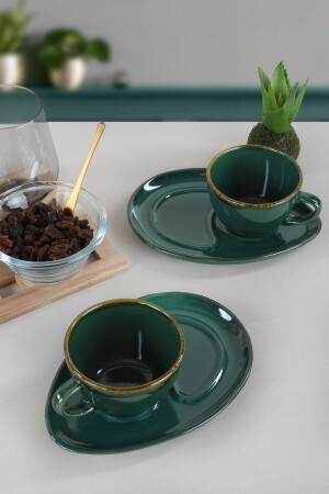 Emerald Drip Tea Präsentationsset 4-teilig für 2 Personen ST606004FRA5A839700MAGD200 - 6