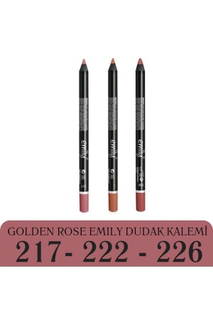 Emily Lip Pencil 3er-Pack Nr.: 217-222-226 – NEUESTE FARBEN - 1