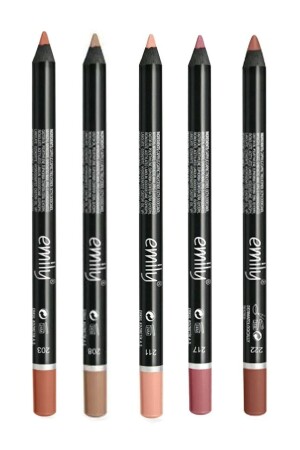 Emily Lip Pencil 5er Pack Nr.:203-208-211-217-222 - 3