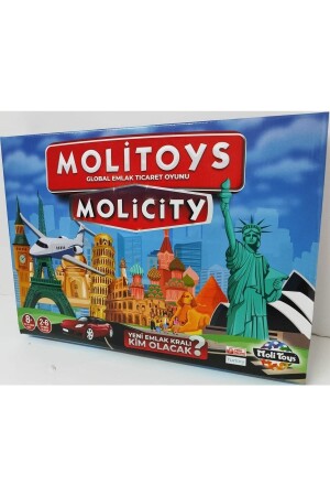 Emlak Ticaret Oyunu Molipoly Molicity Monopoly Monopoli Metropol Mega City Aile Oyunu - 6