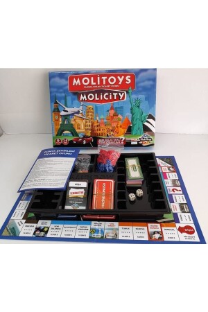 Emlak Ticaret Oyunu Molipoly Molicity Monopoly Monopoli Metropol Mega City Aile Oyunu - 7