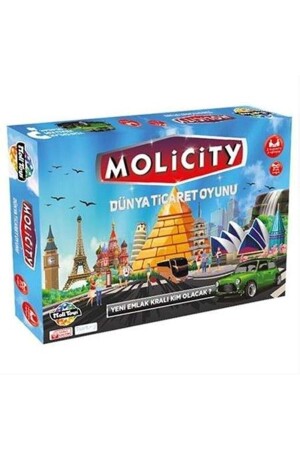 Emlak Ticaret Oyunu Molipoly Molicity Monopoly Monopoli Metropol Mega City Aile Oyunu - 8