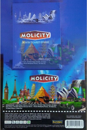 Emlak Ticaret Oyunu Molipoly Molicity Monopoly Monopoli Metropol Mega City Aile Oyunu Yeni Model - 7