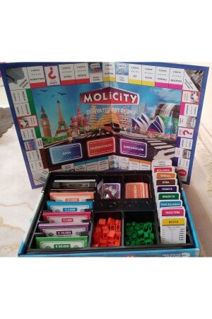 Emlak Ticaret Oyunu Molipoly Molicity Monopoly Monopoli Metropol Mega City Aile Oyunu Yeni Model - 9