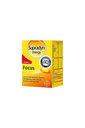 Energy Focus Nahrungsergänzungsmittel mit Ginseng 30 Filmtabletten Tyc00399204914 - 1