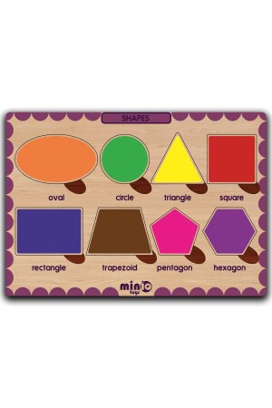 Englisches Mega-Set aus 6 Lernpuzzles aus Holz - 9