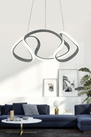 Enzo Smoked Moderne Pendelleuchte LED-Kronleuchter ENZO03 - 1