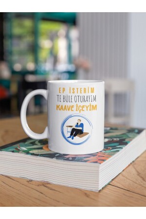 Ep I Want To Drink Kaave Written Trakya Fun Eylül Design Special Design Bedruckte Tasse Trakya0003 - 4