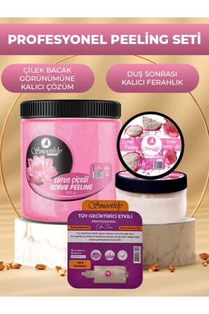 Epilasyon Sonrası Vücut Ve Batık Peelingi Lotus Çiçeği 800gr & Ekvator Sütlü 200gr. - 2