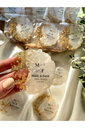 Epoksi Magnet 25 Adet Söz Nişan Nikah Düğün Kına Hediyelik Organizasyon epok-125 - Gami Handmade